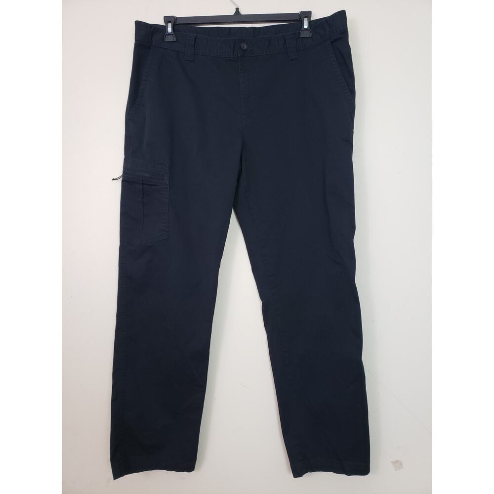 Y2K Columbia Sportswear Mens Pants Sz 40 Cargo Hiking Black Fishing Utility Work